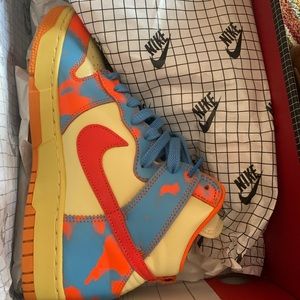 Nike 1985 Orange Acid Dunk High